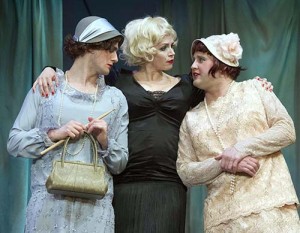 Paul Mantania, Sarah Applewood and Daniel Lloyd in Some Like It Hotter. Picture: Alastair Muir