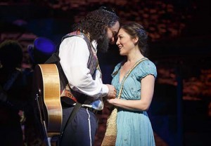 Eric Anderson and Zarah Mahler in Soul Doctor at Circle in the Square, New York