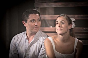 Kieran Brown and ... in Pipe Dream at the Union Theatre, London. Picture: Kay Young Photography