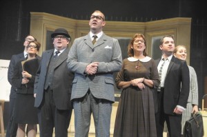 A scene from The Opinion Makers at the Mercury Theatre, Colchester