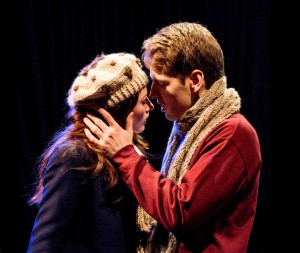 Caroline Keating and Jonny Muir in Love Story at the Brockley Jack Studio Theatre, London. Picture: Tony Nandi