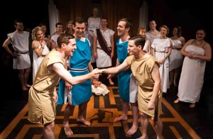 A scene from The Boys From Syracuse at the Union Theatre, London. Picture: Darren Bell
