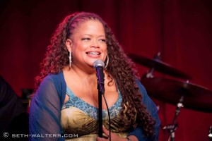 Natalie Douglas performs at the Crazy Coqs, London