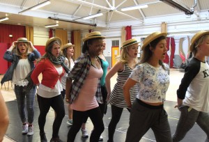 Crush The Musical rehearsal