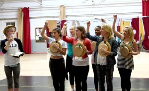Crush The Musical rehearsal