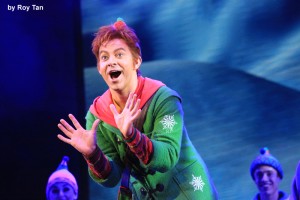 Ben Forster in ELF at the Dominion Theatre, London. Picture: Roy Tan