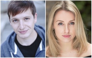 Sam Lupton (Seymour) and Stephanie Clift (Audrey)