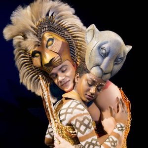 'The Embrace' - Nick Afoa as Simba, Janique Charles as Nala 2017 ©Disney